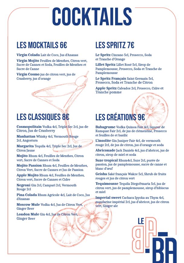 LE B.A-BA Menu 5