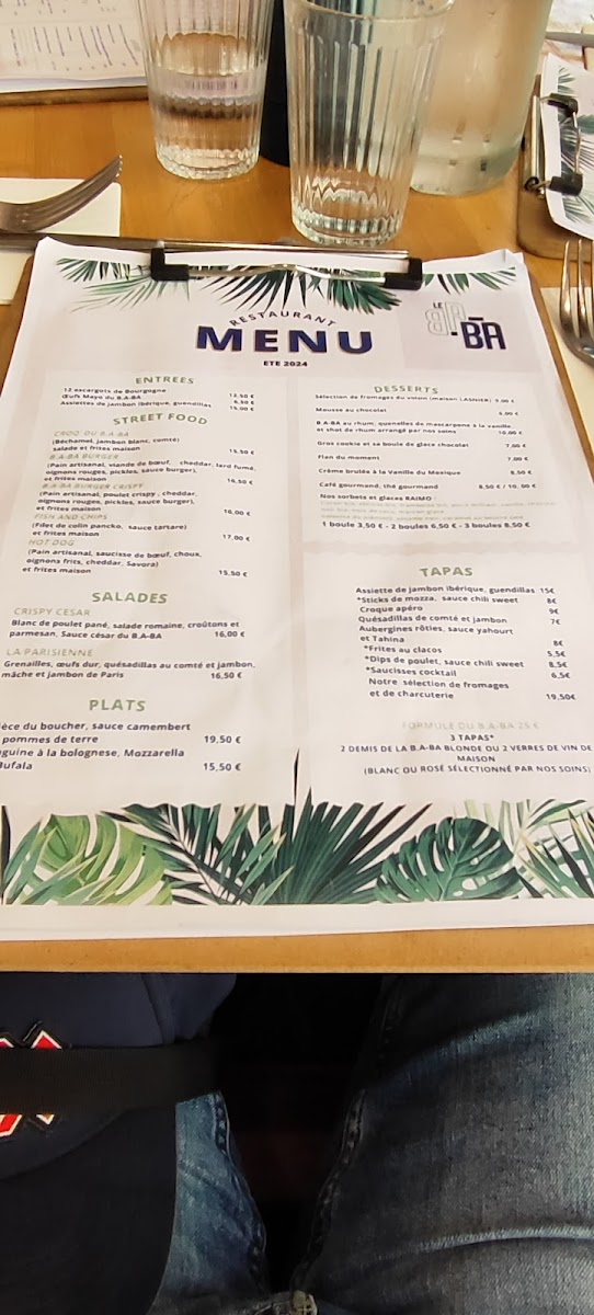 LE B.A-BA Menu 6