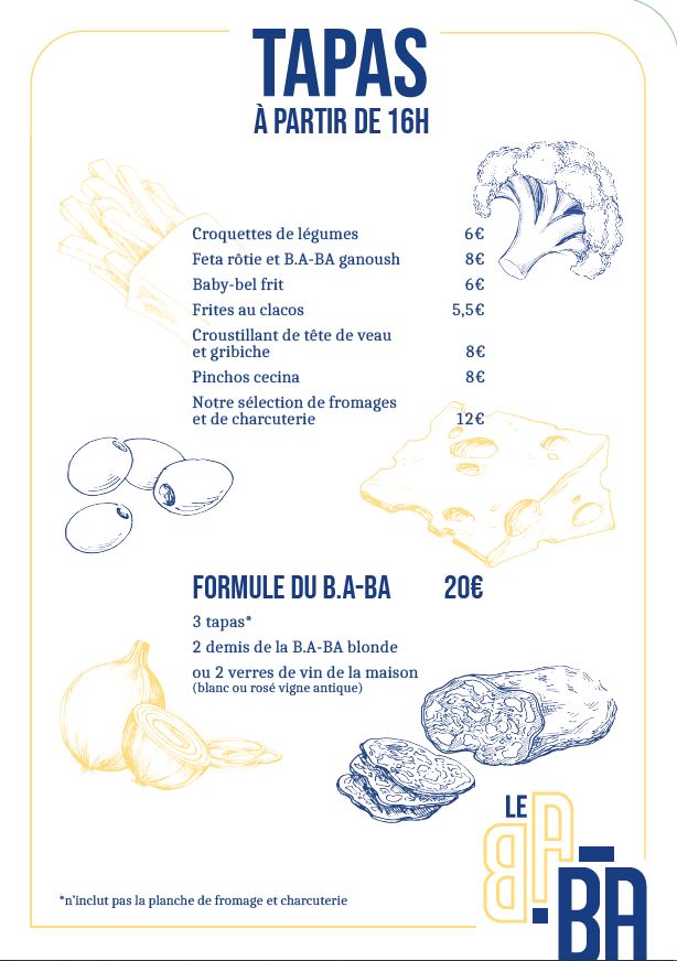 LE B.A-BA Menu 7