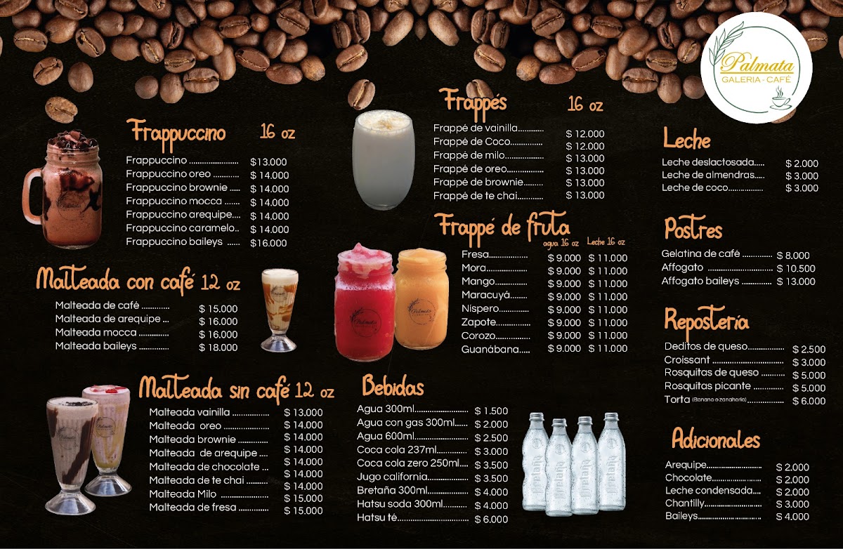 Palmata Menu 1