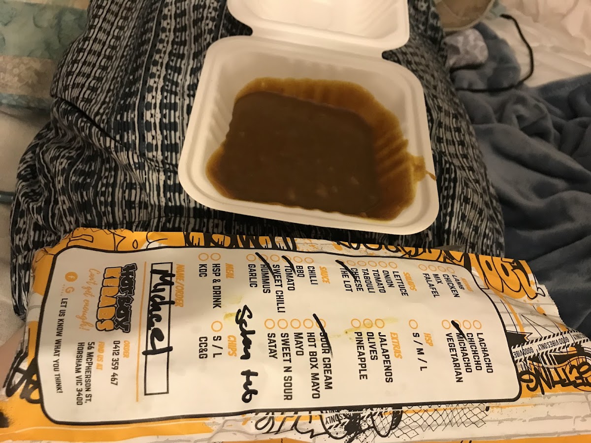 Hot Box Kebabs Menu 2