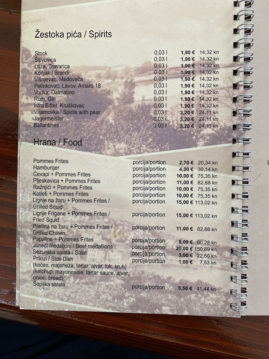 San Marino Menu 10