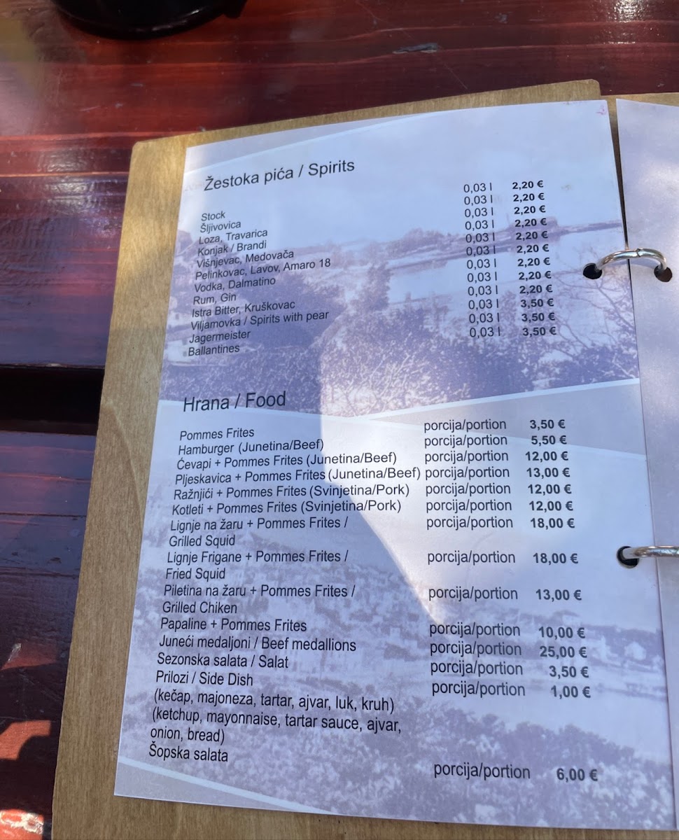 San Marino Menu 3