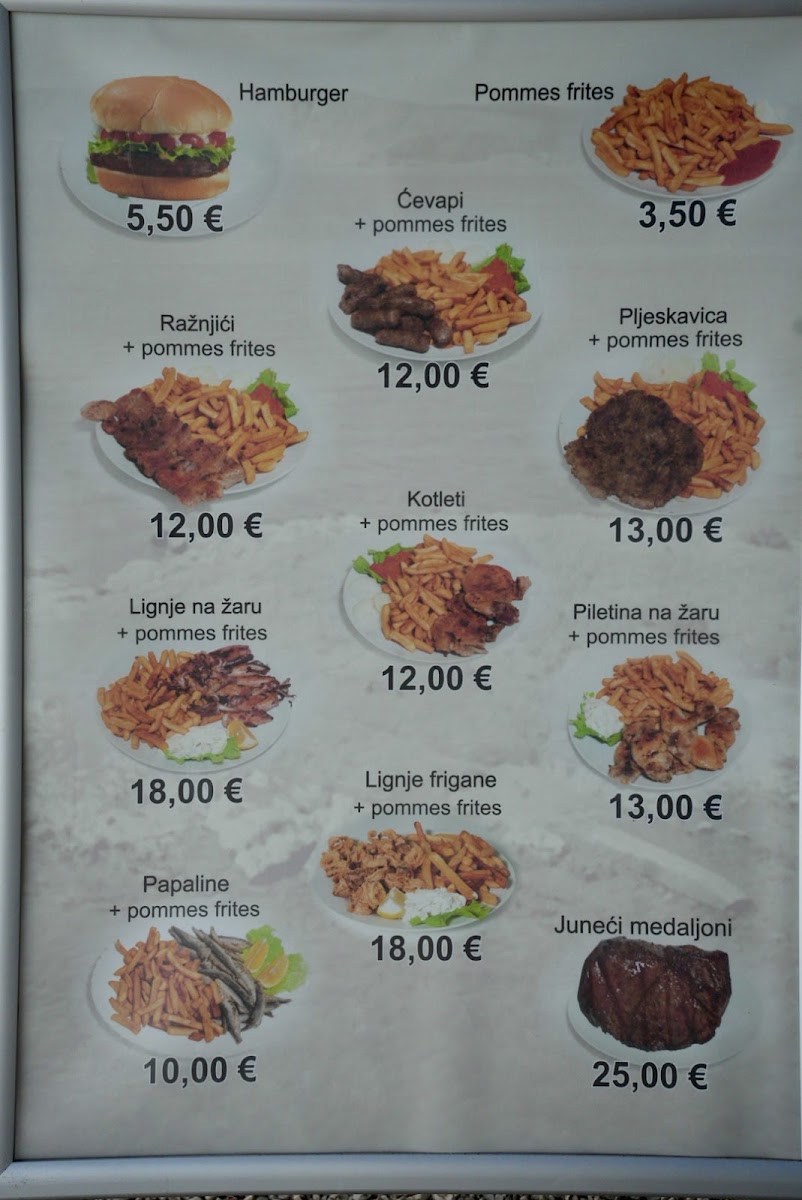 San Marino Menu 6