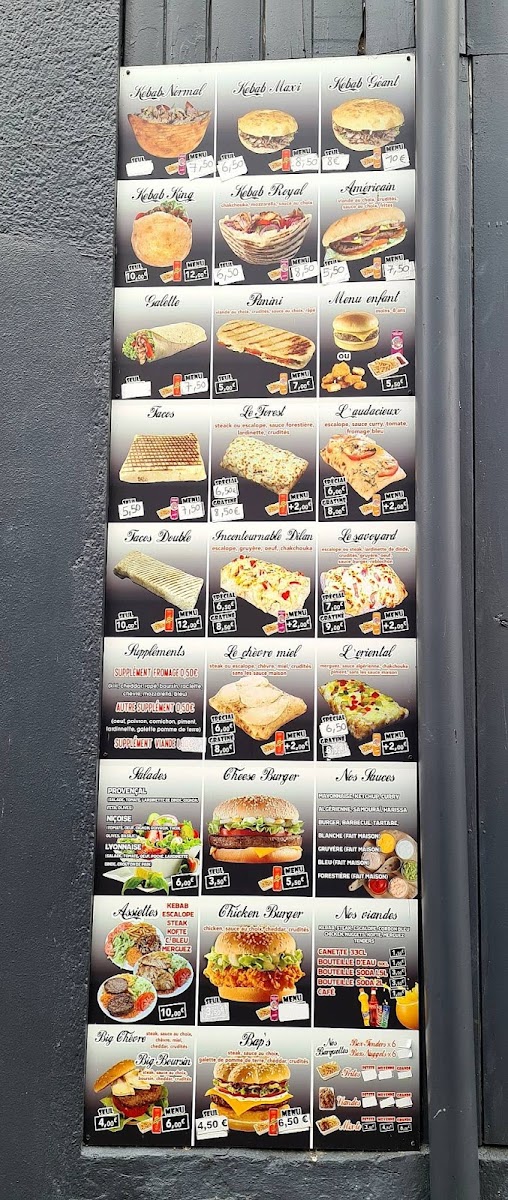 Chez Dilan Menu 4