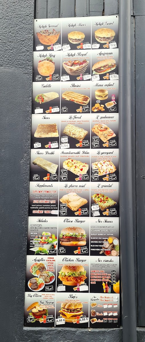 Chez Dilan Menu 6