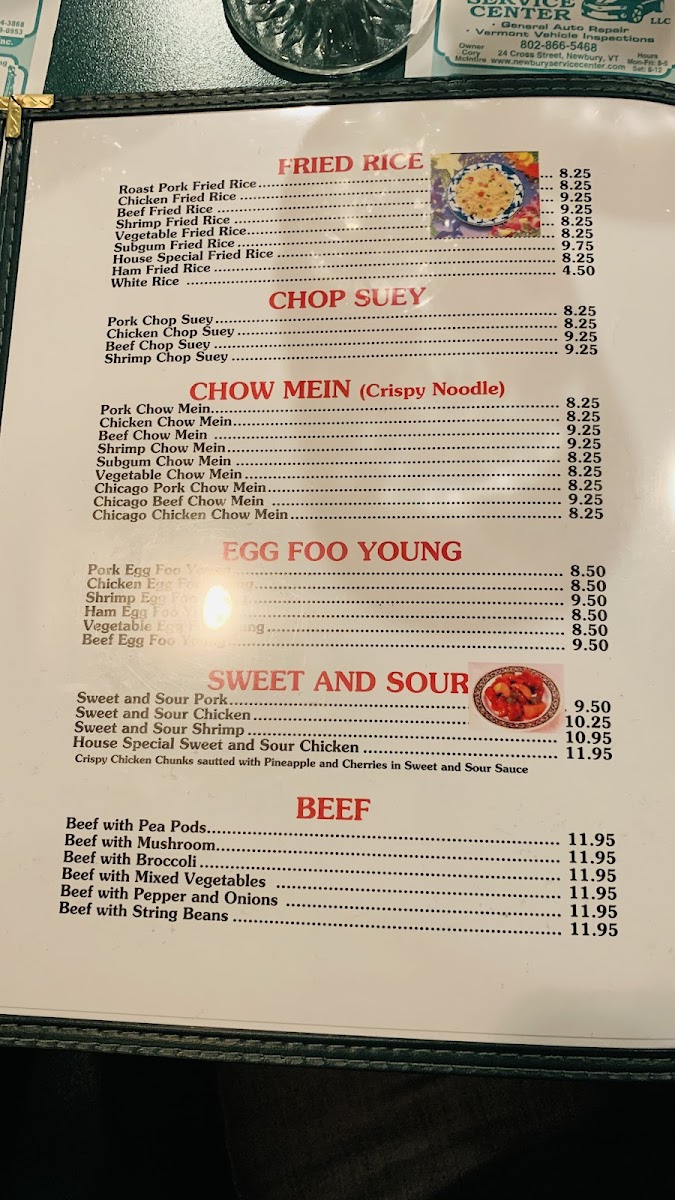 New Century Menu 4