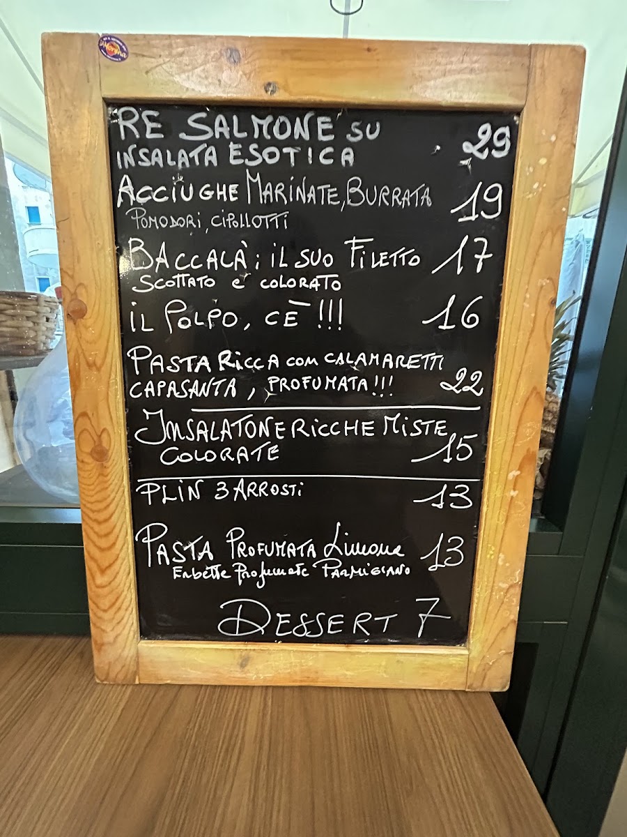 Pino Banana Menu 1