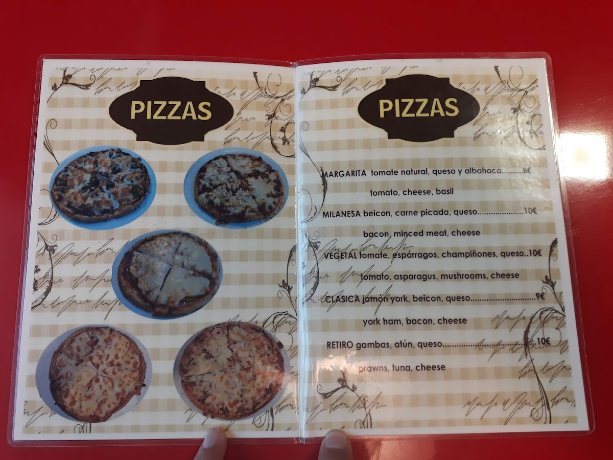 O Retiro Arzua s.l Menu 5