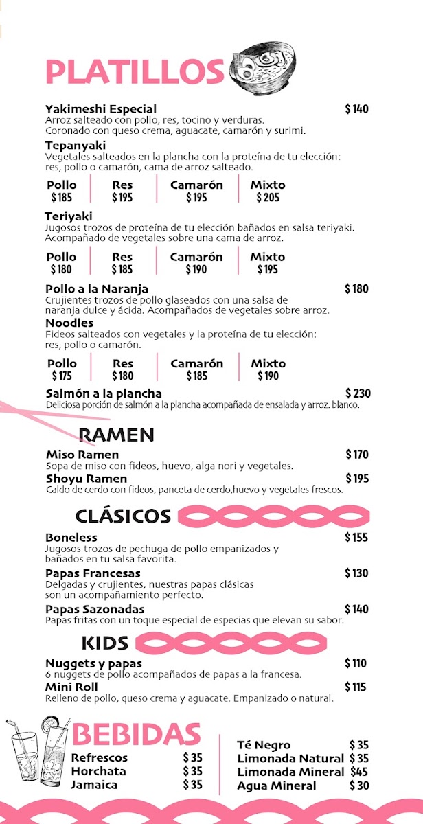 SHINTO Menu 1