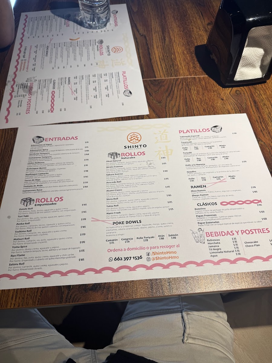 SHINTO Menu 6
