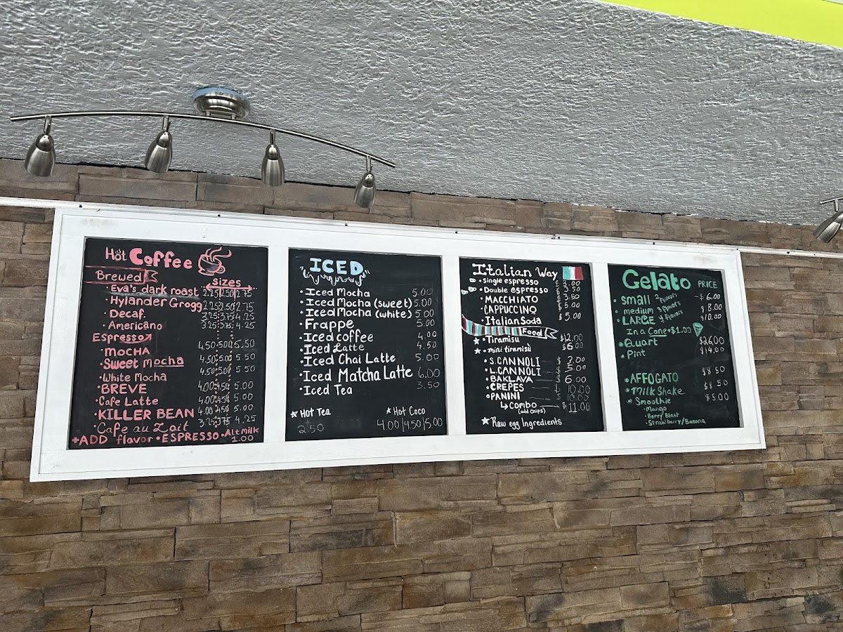 Ciao Cafe Menu 1