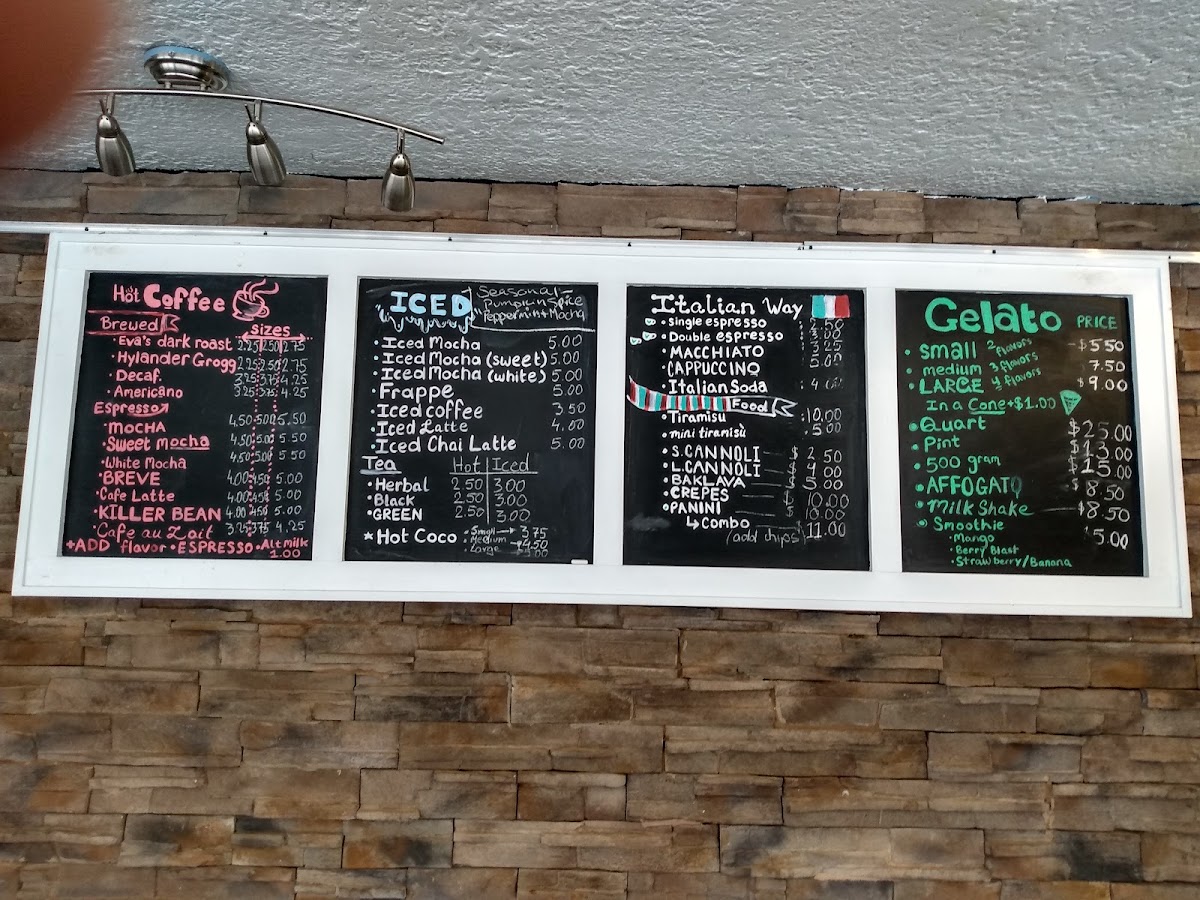 Ciao Cafe Menu 2
