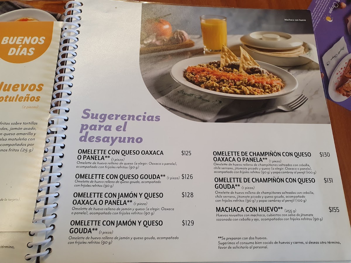 Los Bisquets Obregon Menu 3