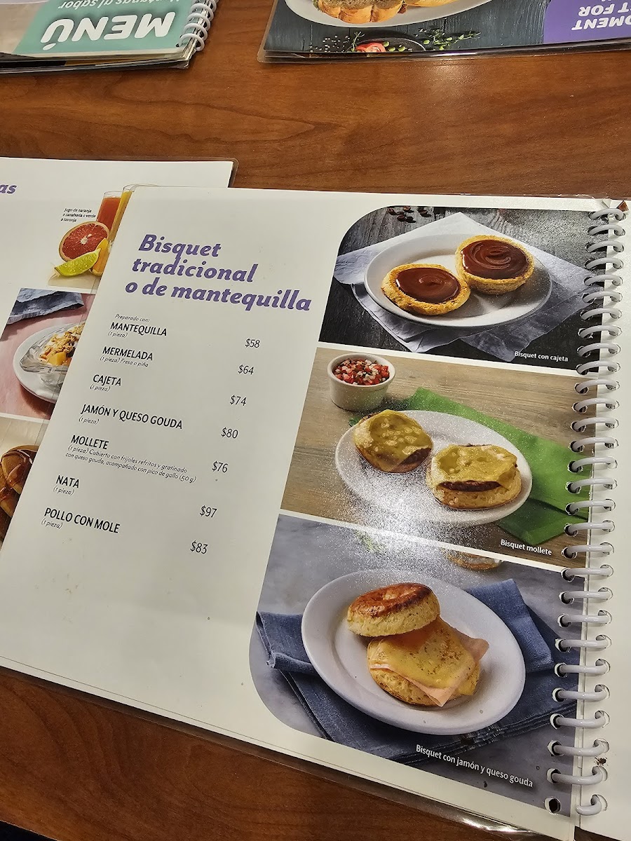 Los Bisquets Obregon Menu 7