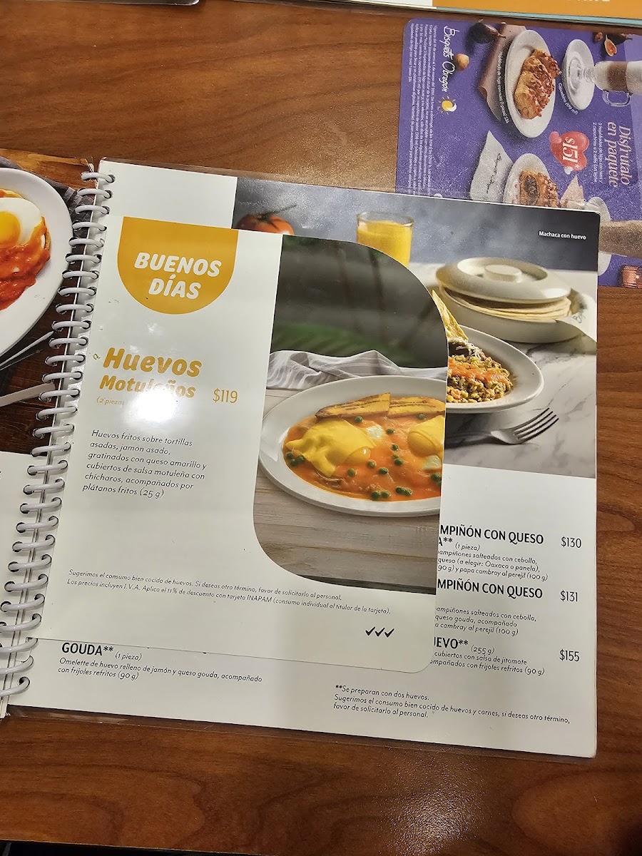 Los Bisquets Obregon Menu 8