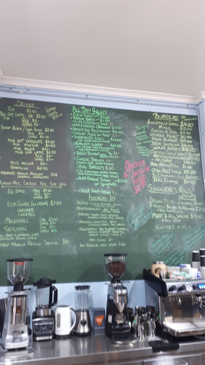 Cunnamulla Coffee Shop Menu 6