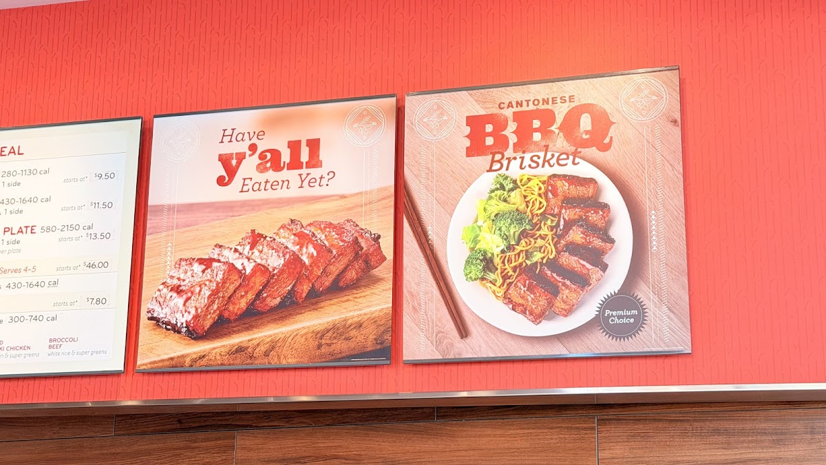 Panda Express Menu 1