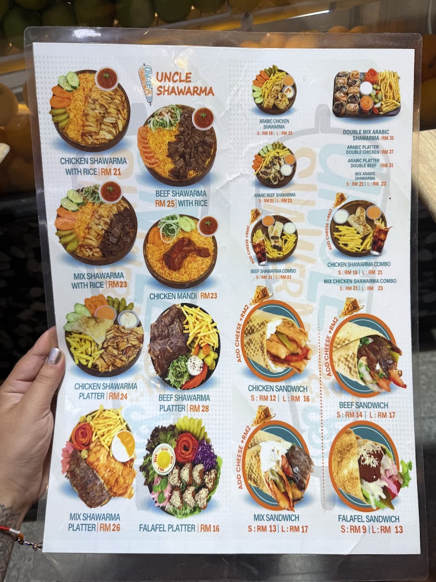 Uncle Shawarma Menu 5