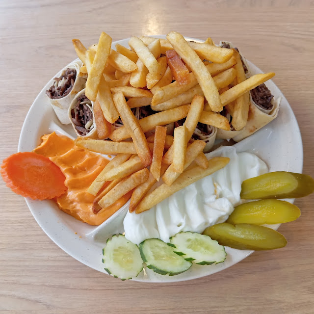 Beef Shawarma Platter Double