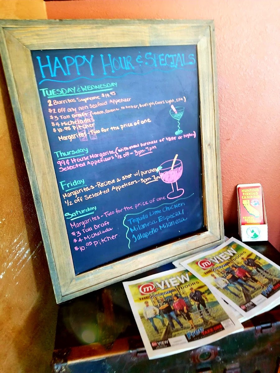 Mariachis Mexican Restaurant and Cantina Menu 4