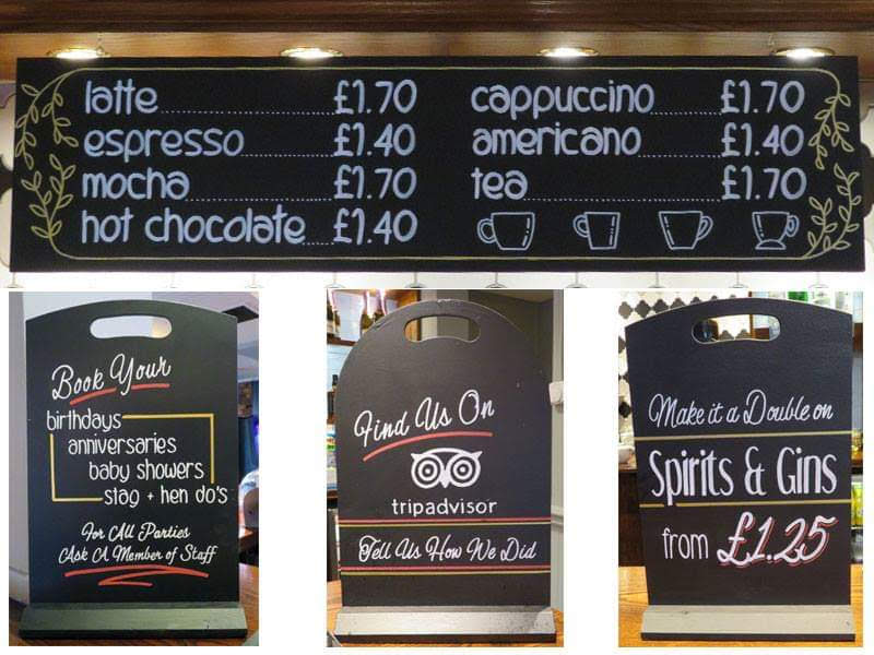 The Stenson Fields Menu 2