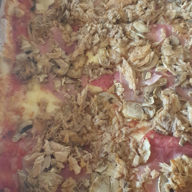 Familien Pizza Prosciutto