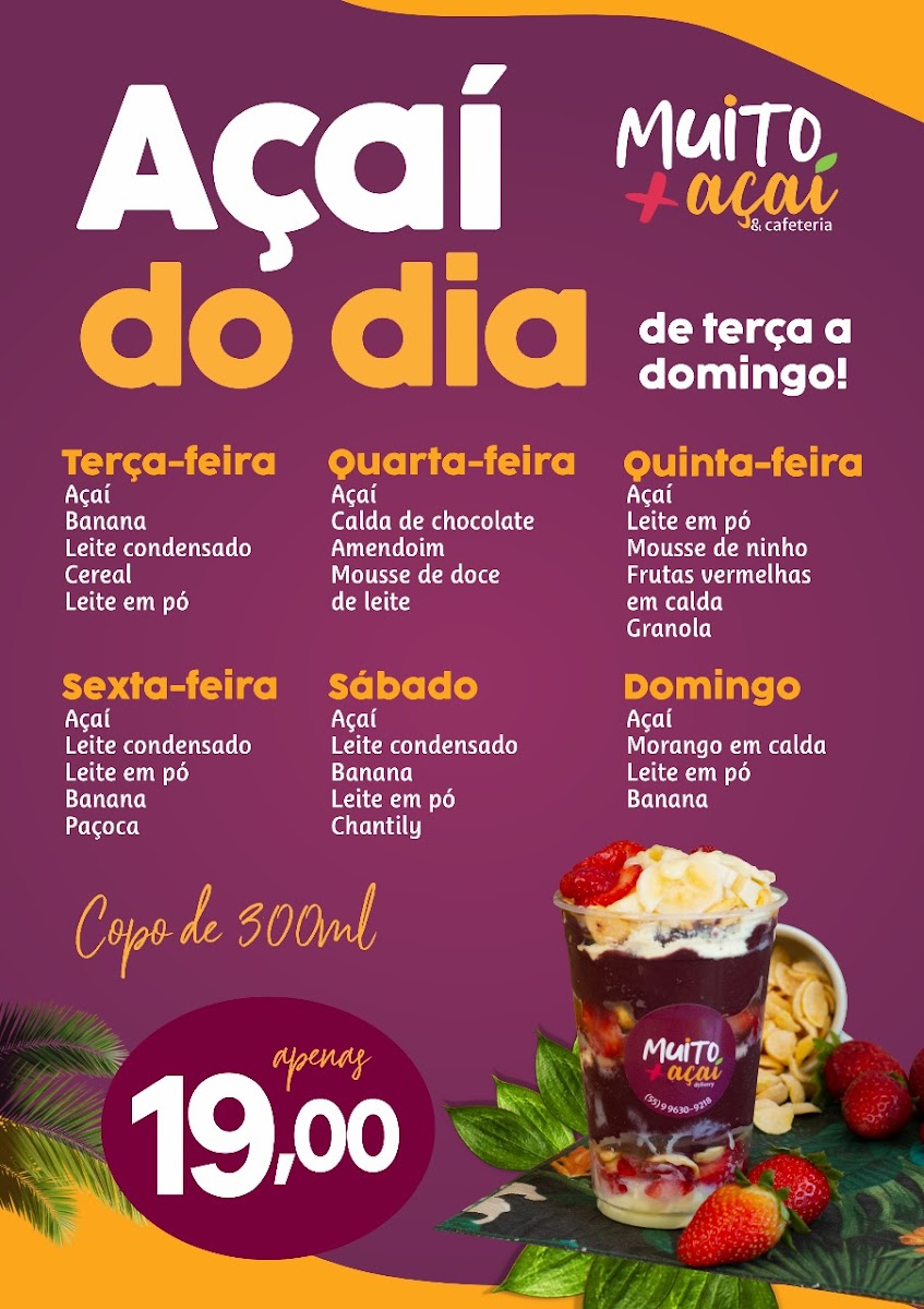 Muito Mais Açaí Ijuí Menu 1