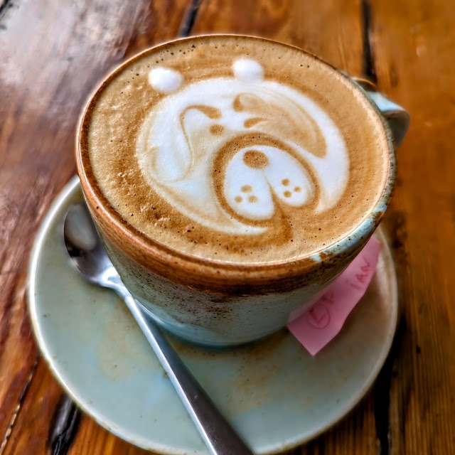 Barista Artwork on My Birichina Flat White