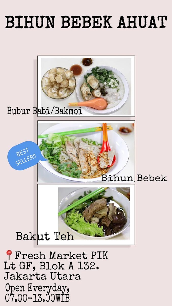 Bihun Bebek Ahuat Menu 5
