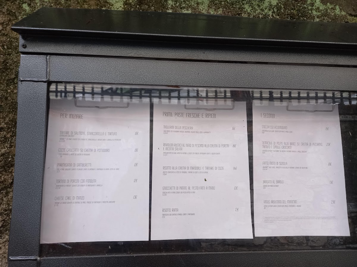 Osteria Maniman Menu 2