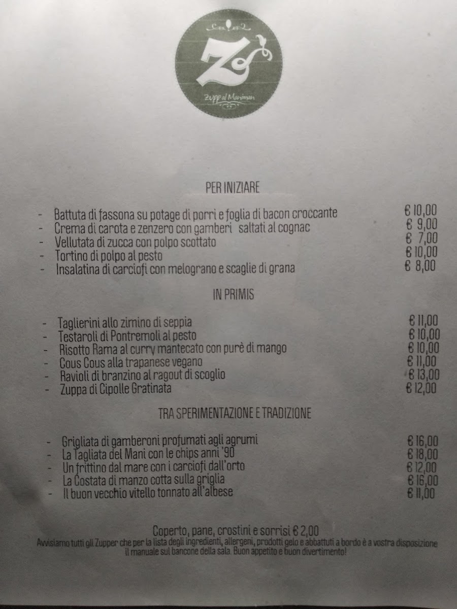 Osteria Maniman Menu 4