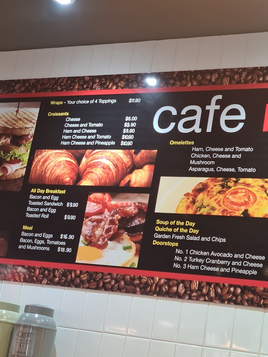 Cafe 19 Menu 2