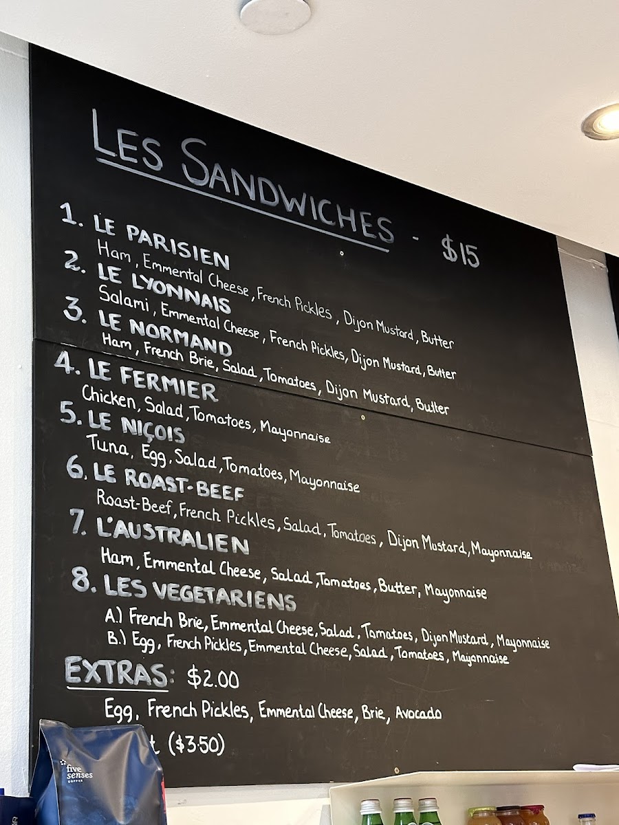 French Fix Menu 3