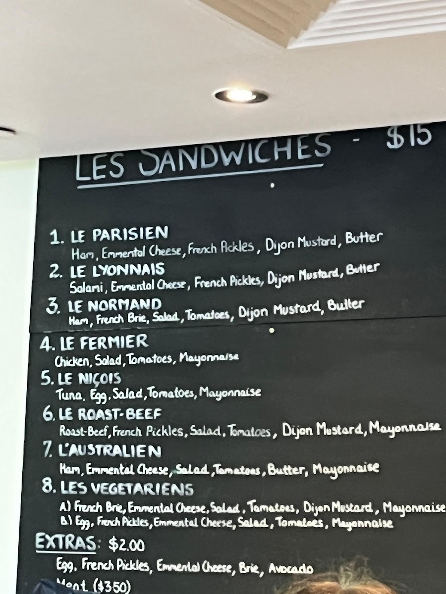 French Fix Menu 8