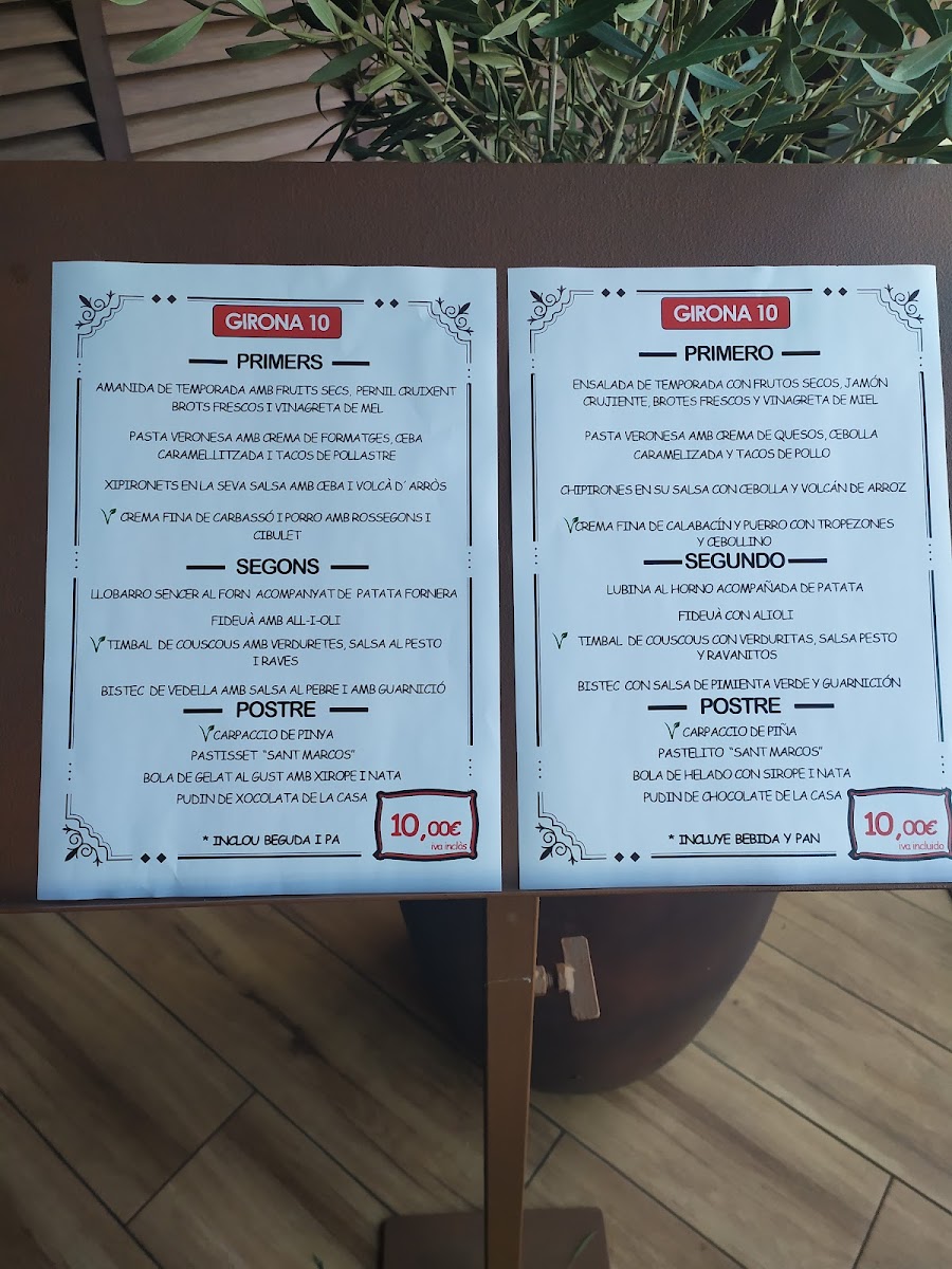 Da Vinci - Girona Menu 8