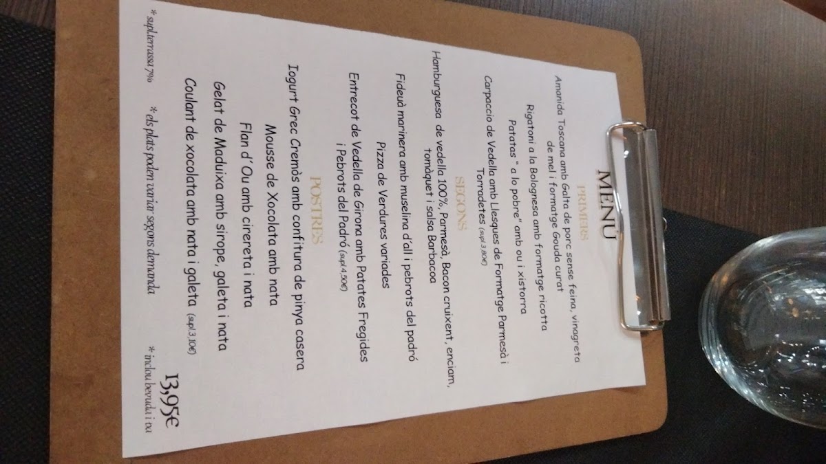 Da Vinci - Girona Menu 9