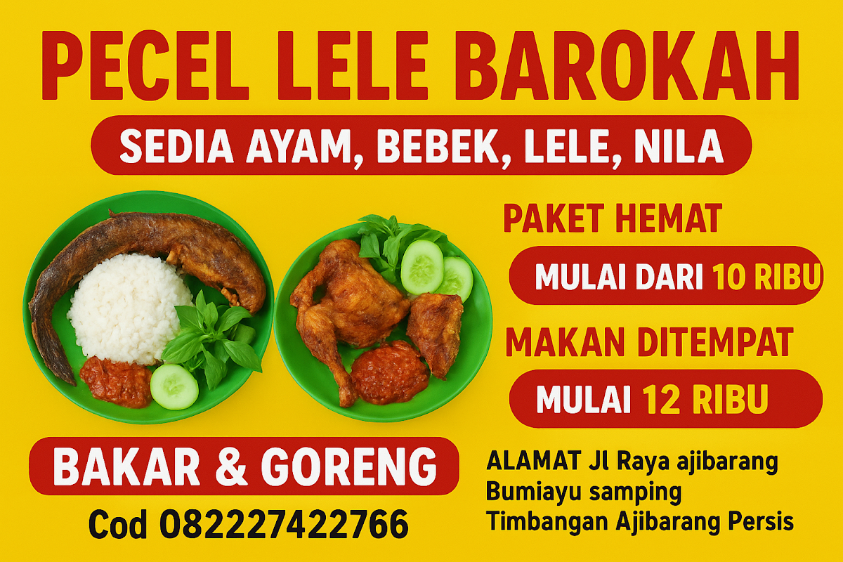 Pecel Lele Lamongan Barokah Timbangan Ajibarang (mas gemith) Menu 2