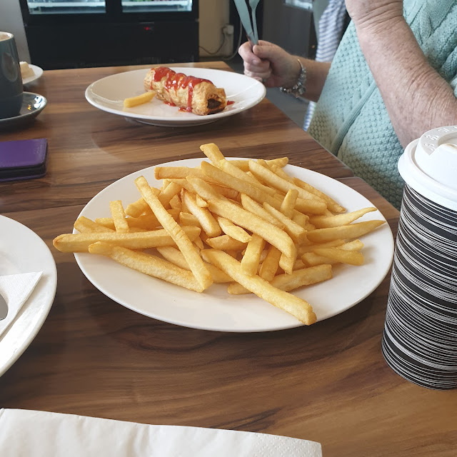 Chips and Sausage Roll