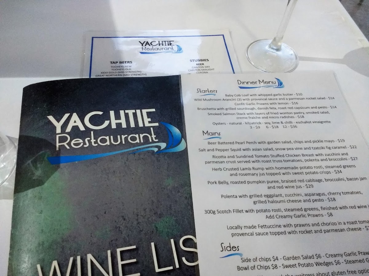 Yknot @ The Yachtie Menu 2