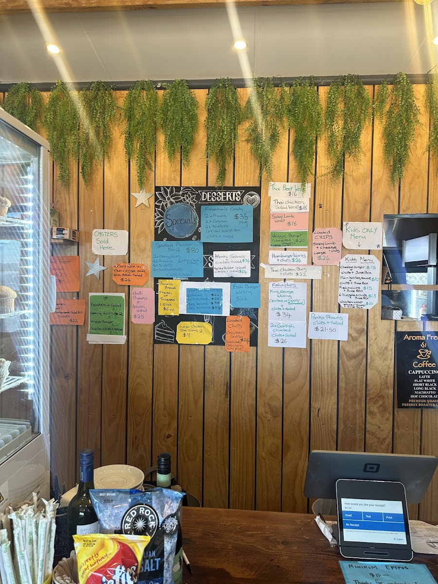The Deck cafe on the wharf Menu 8