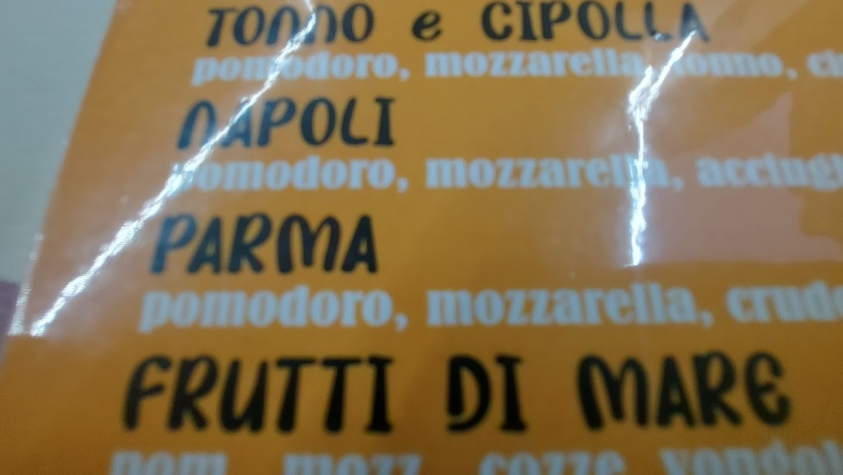 Ohimà che pizza Menu 8