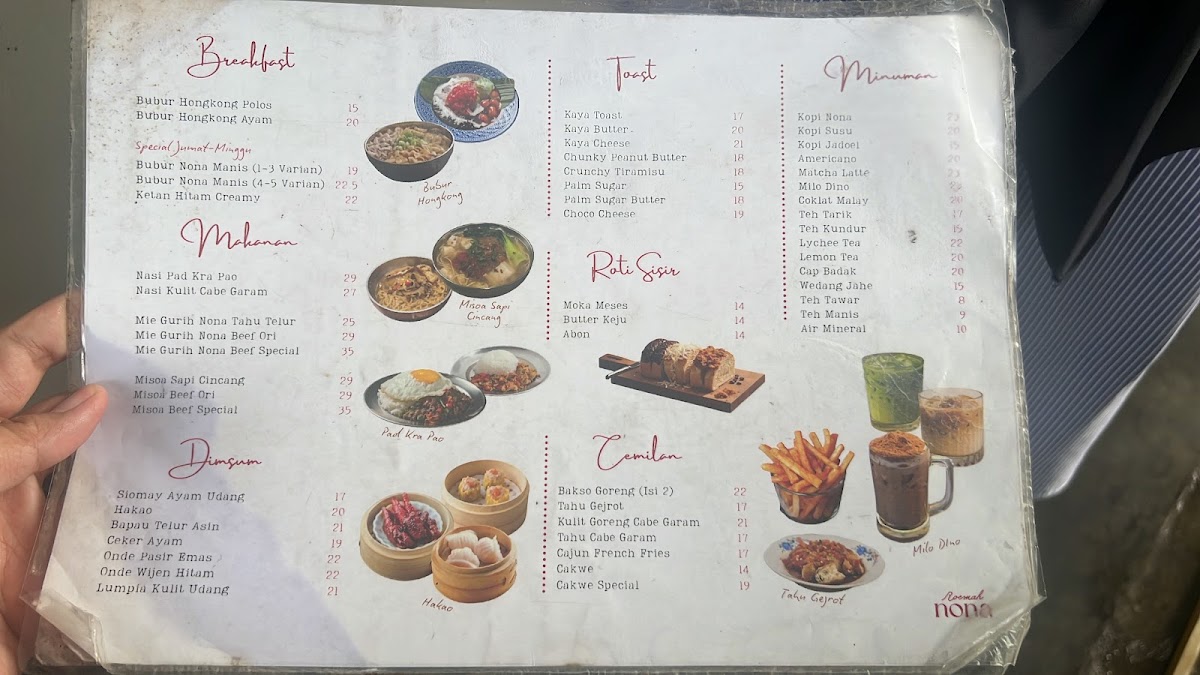 Roemah Nona Menu 2