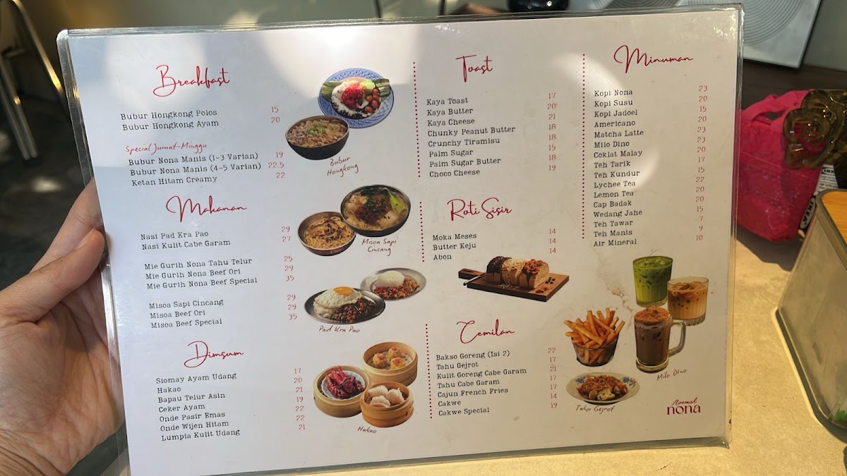 Roemah Nona Menu 4