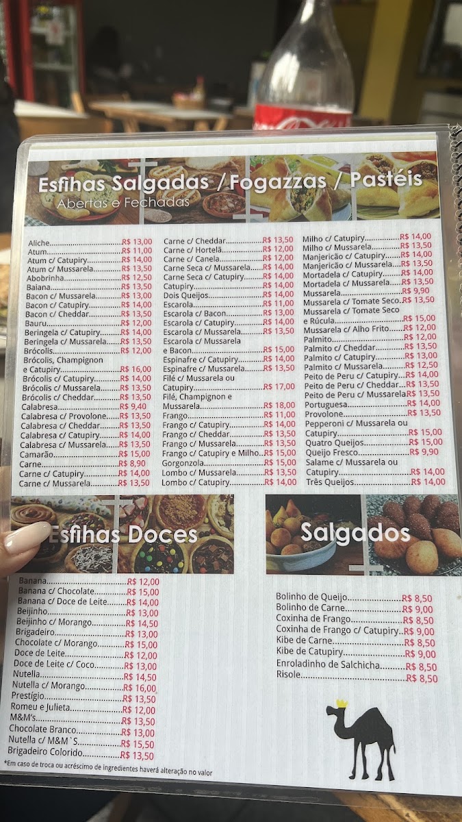 Esfiharia da Chácara 27 Menu 4