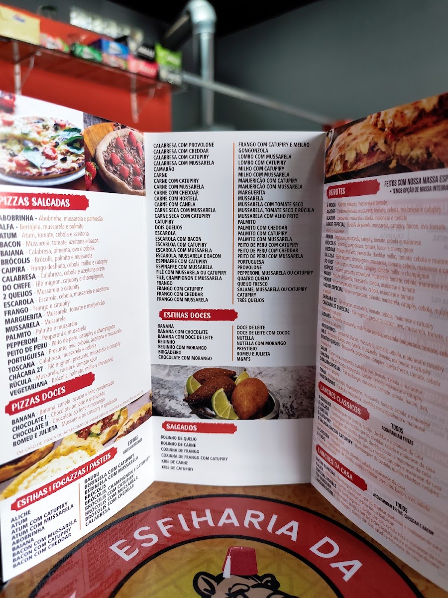 Esfiharia da Chácara 27 Menu 5