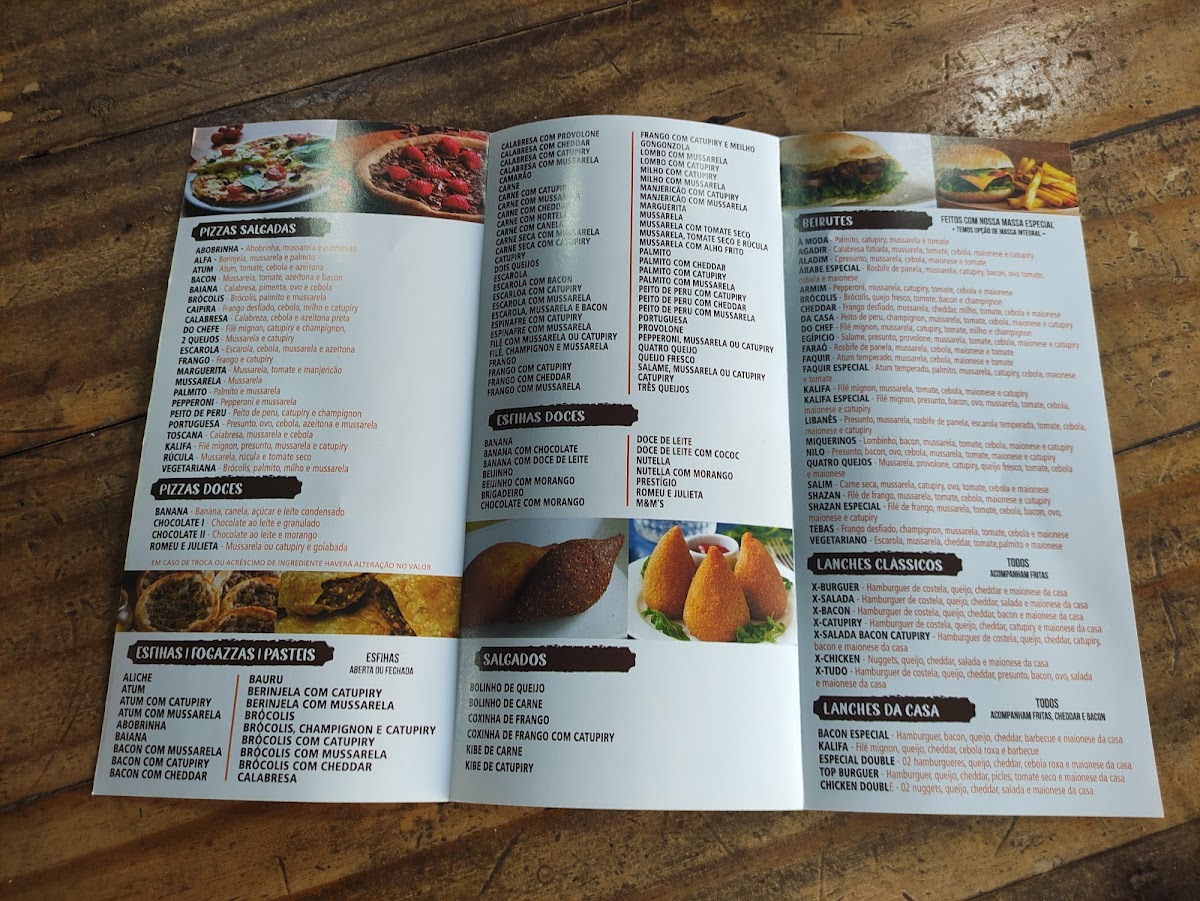 Esfiharia da Chácara 27 Menu 8