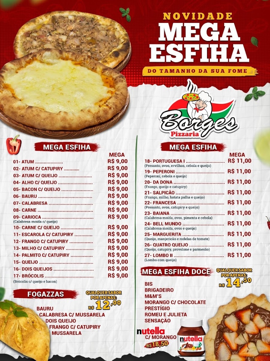 Pizzaria Borges Menu 2