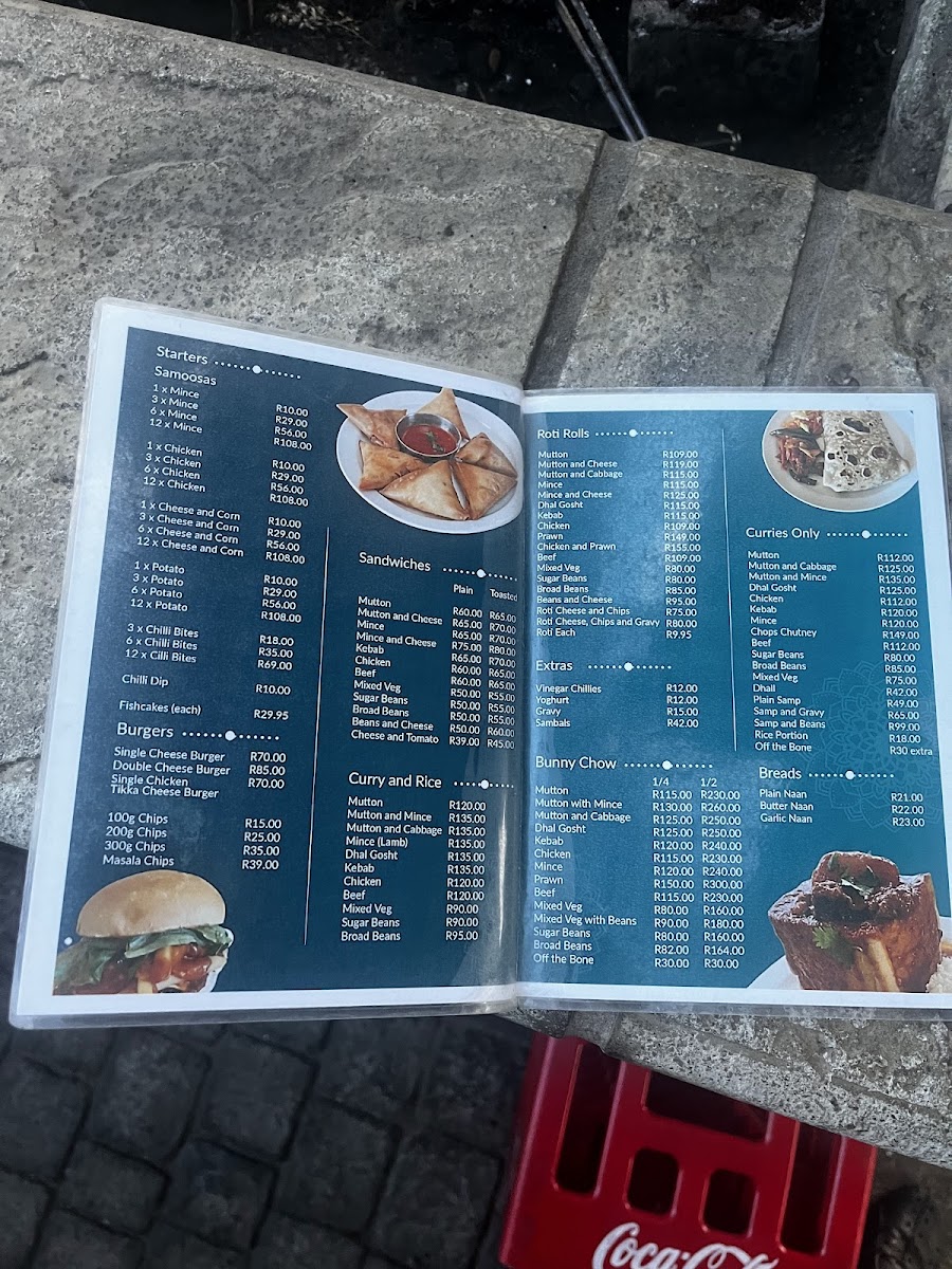Lugz Indian Cuisine Witkoppen Menu 1