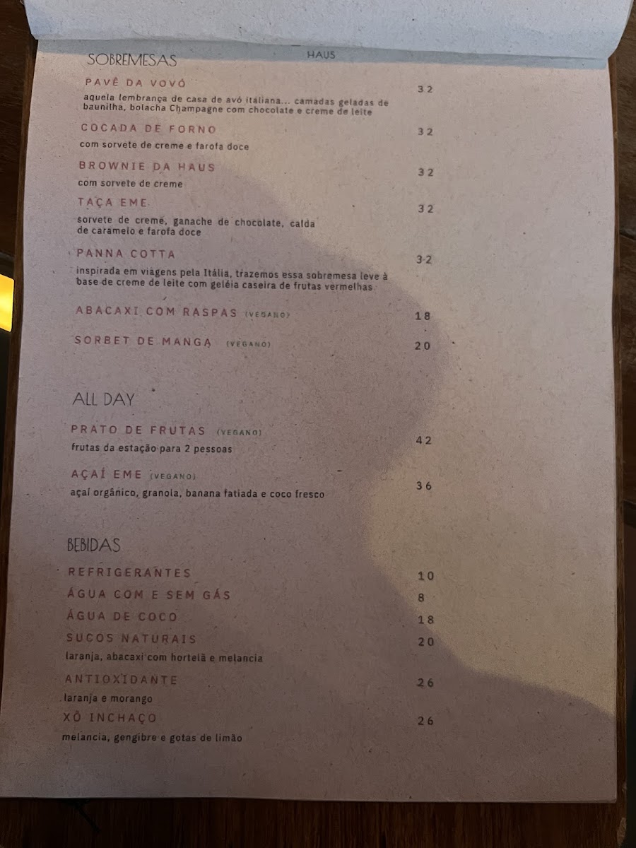 EME Haus Menu 6